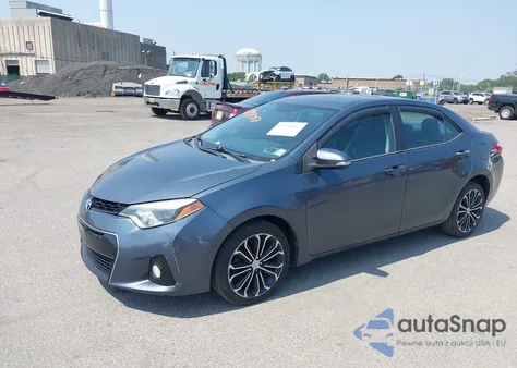 2014 Toyota Corolla S Plus из США, поврежденный, VIN 5YFBURHEXEP126963